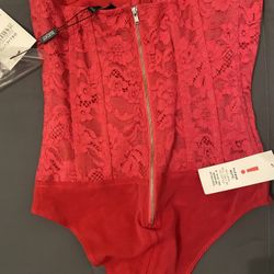 Bardot Oskar Body Suit Sz 4 Hot Pink