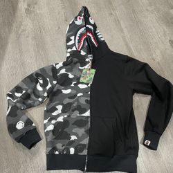 Black Bape Hoodie Size M