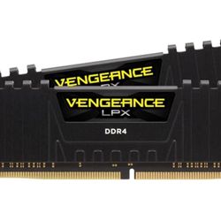 CORSAIR VENGEANCE LPX DDR4 RAM 16GB (2x8GB) 3200MHz CL16-20-20-38 1.35V Intel AMD Desktop Computer Memory - Black (CMK16GX4M2E3200C16) 