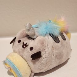 Gund Pusheen Cat Pusheenicorn Donut Log Backpack Clip