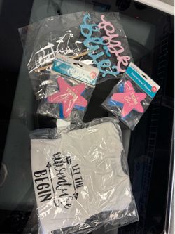 Gender reveal and baby shower decorations