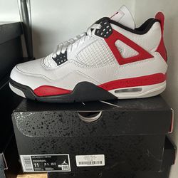 Size 11 Nike Air Jordan 4 Red Cement