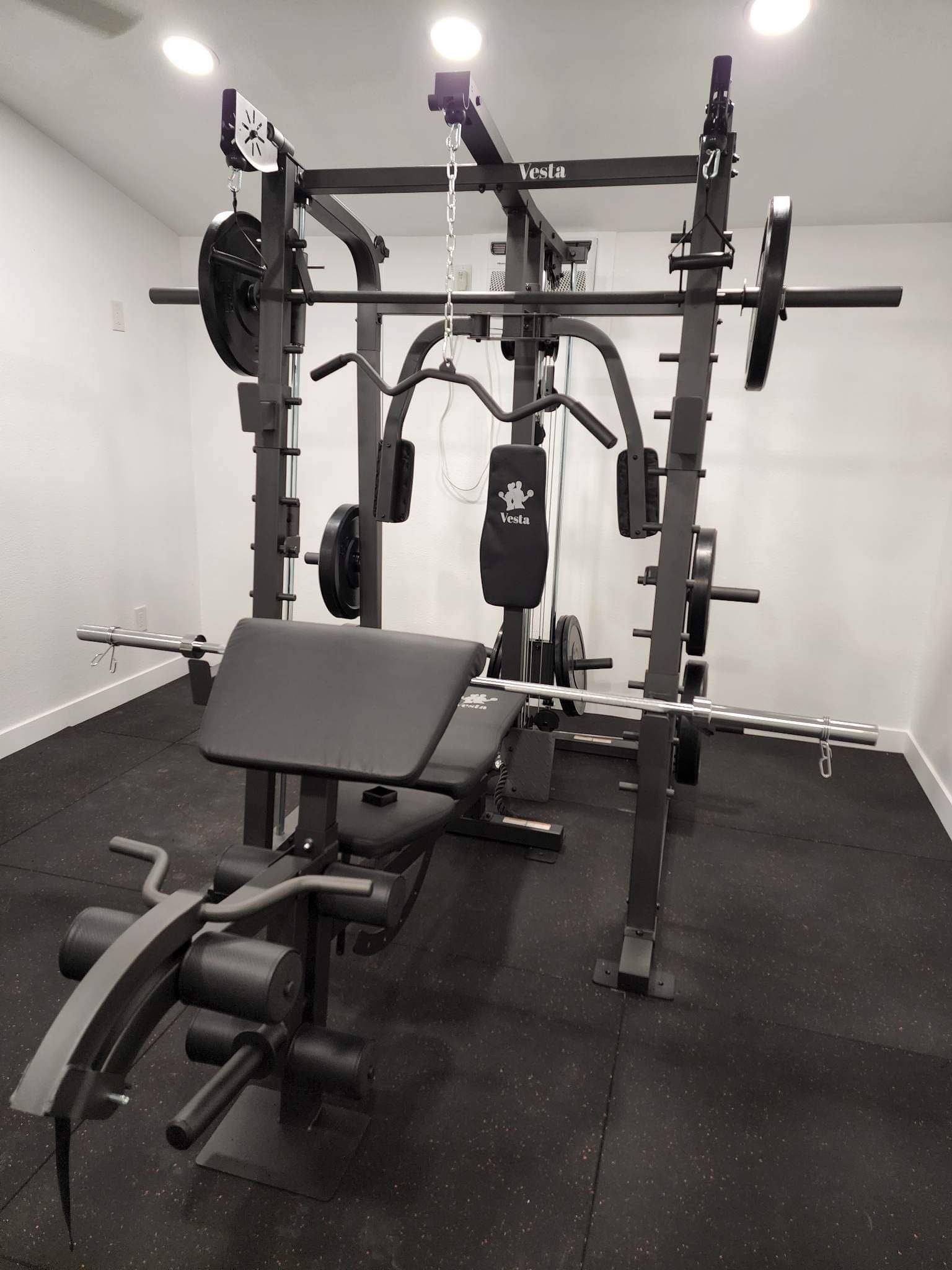 Smith Machine SM2001/FID Adj Bench/Gym Equipment/Fitness/Squat Rack/‼️⭕️WEIGHTS AND BARBELL SOLD INDIVIDUALLY ⭕️‼️FREE  DELIVERY🚚 