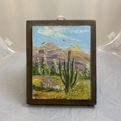 Hand Painted Scenic View