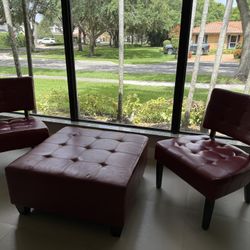 Chairs And Ottoman