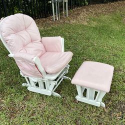 Glider Chair With Ottoman, Used But In Good Condition $50 Firm On Price