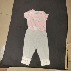 Baby girl pant onesie set