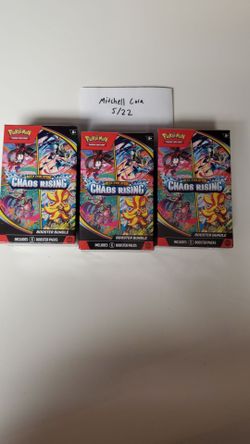 Pokemon Chaos Rising booster bundles