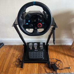Logitech G29 Racing Wheel & Pedals + Wheel Stand Pro Frame