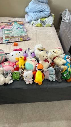 A lot of stuffed animals