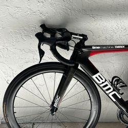 $12K MSRP BMC TIMEMACHINE TMR01 ROAD BIKE WITH DURA-ACE DI2 AND CARBON WHEELS SIZE 51