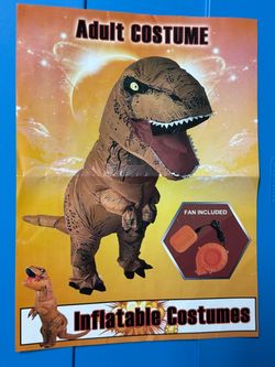 Halloween costume Inflatable T-Rex Dinosaur Costume as is