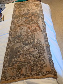 Authentic French Jacquard Wall Tapestry – "Les Enfants Musiciens".