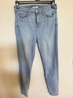 Good American Good Waist Skinny Jeans Light Wash Size 8/29