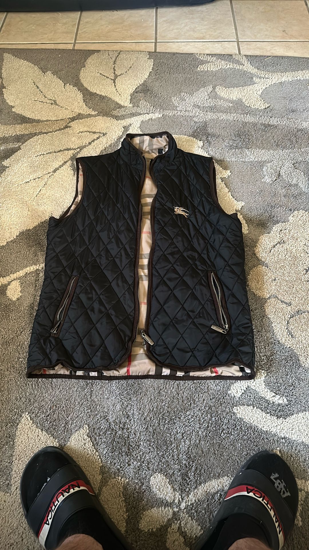 Chaleco Burberry Doble Vista Size Large