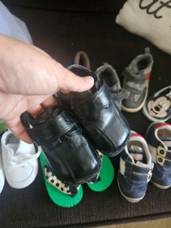Boy toddler Shoes.  For 1 and  2 each