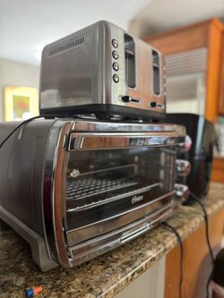 Oster Toaster Oven + 4-Slice Stainless Steel Toaster
