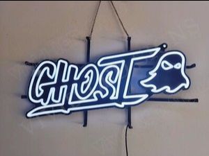 Ghost energy white neon light