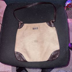 Gucci Brown Canvas Bag 