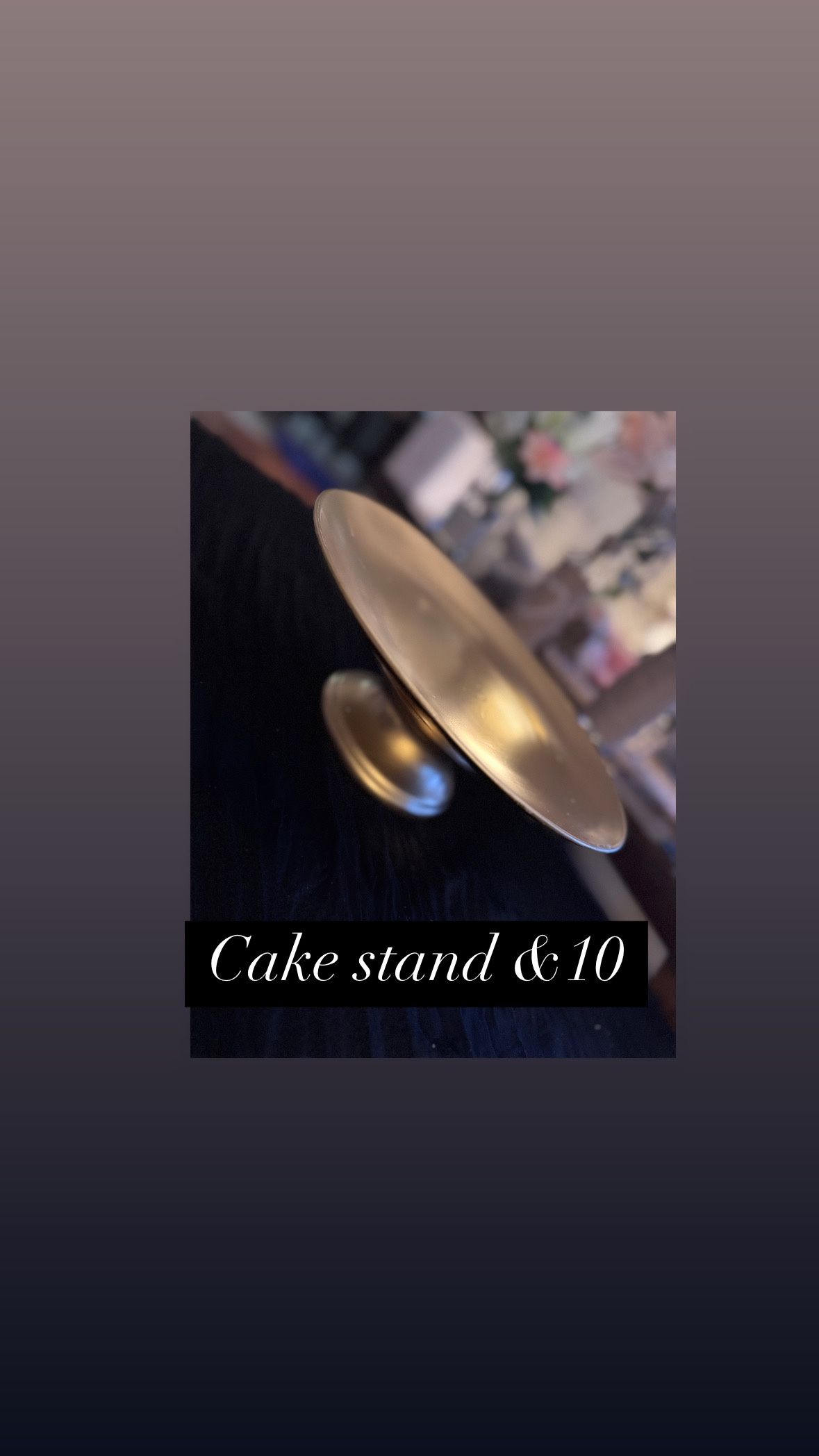 Wedding Cake Stand