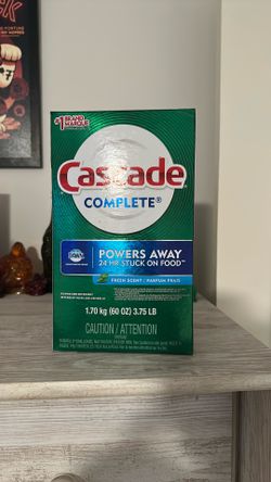 Cascade complete dishwasher detergent