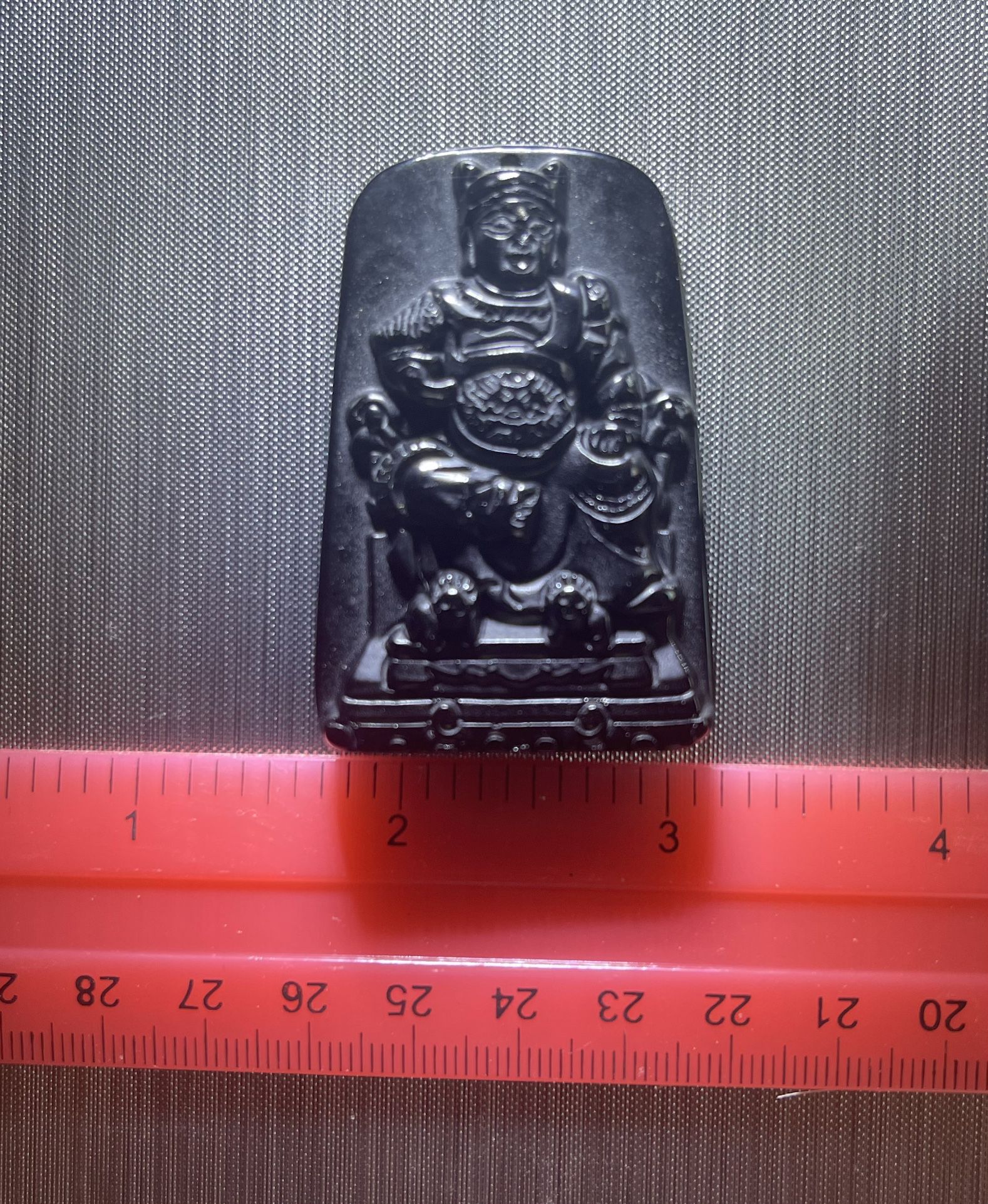 Chinese Square Carving, Good Luck Charm. Can Be Diy’d To Pendant
