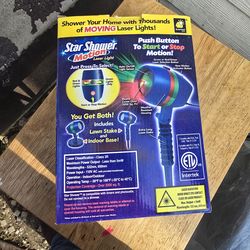 star shower laser light