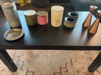 Candle & Candle Holder Décor Set – Pillar Candles + Modern Holders
