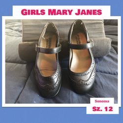 Girls Size 12 Mary Janes