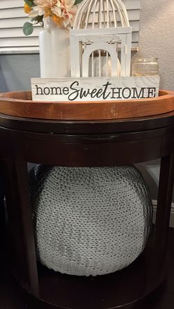Wooden side table