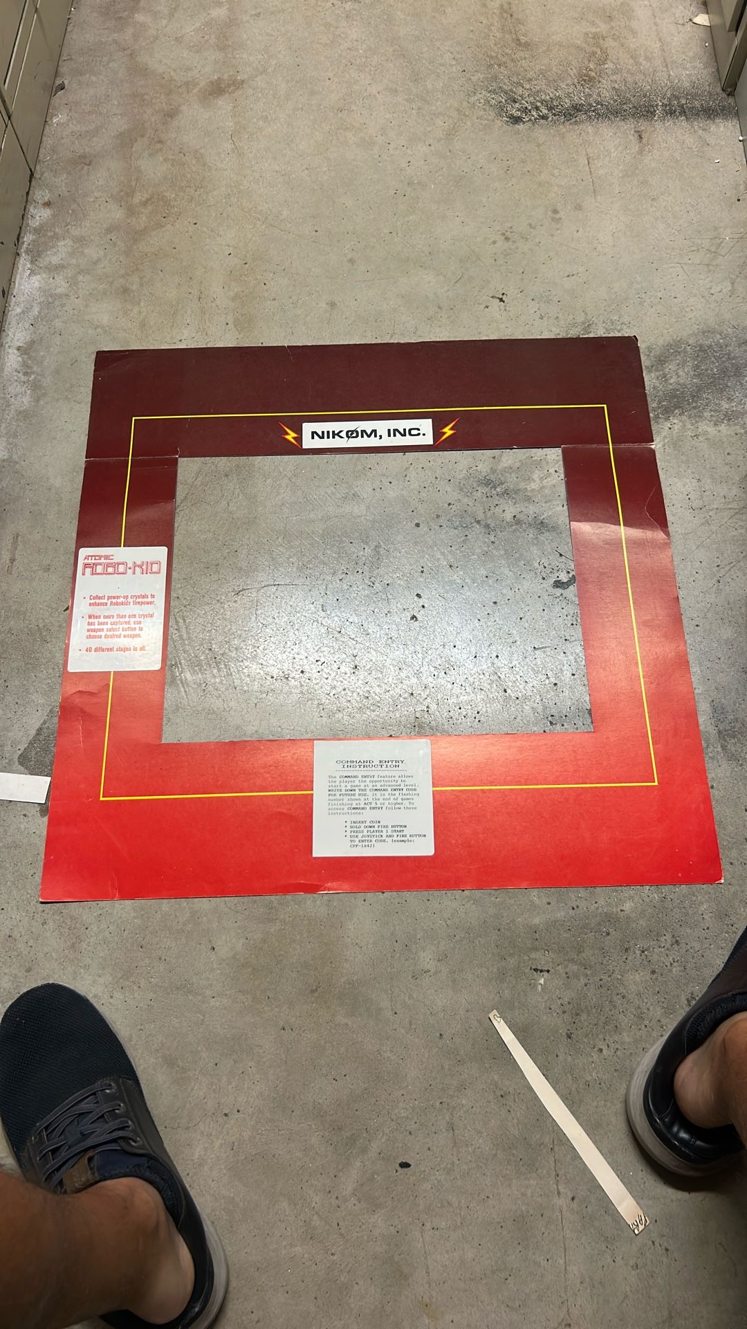 Atomic Robo Kid Arcade Bezel 