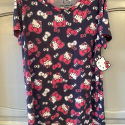Sanrio Hello Kitty Nightgown L NWT 