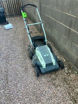 Electric lawn mower and weed wacker