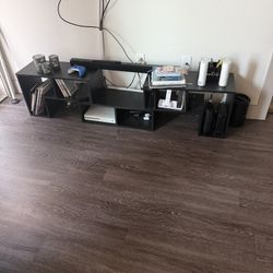 black tv stand 