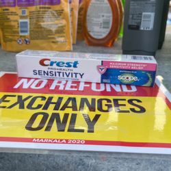 Crest Sensitivity Toothpaste 