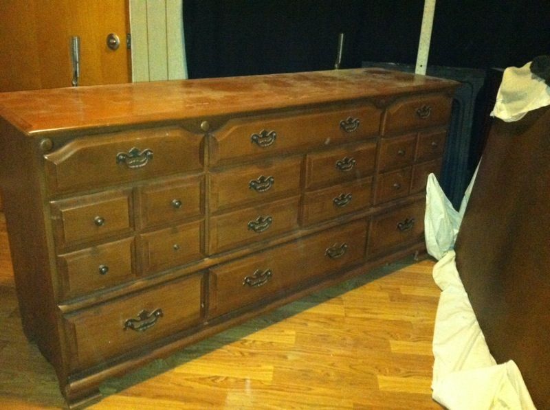 Ayers antique solid wood dresser