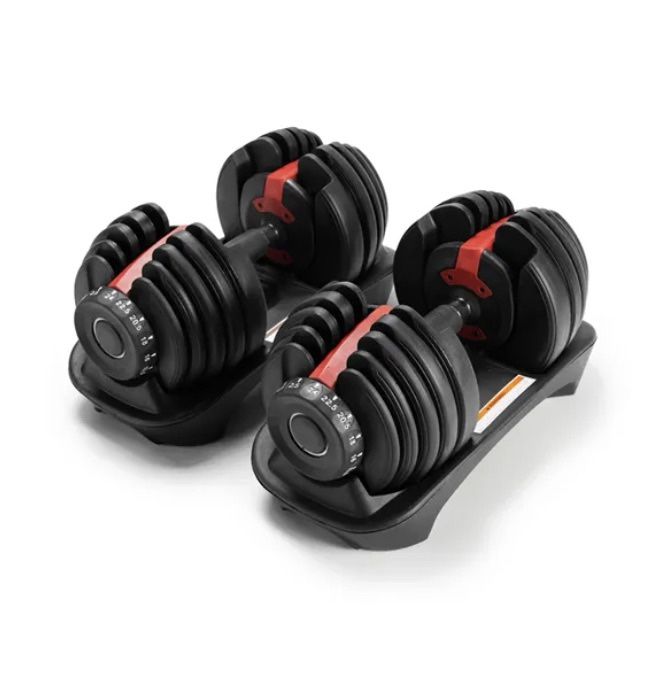 Adjustable Dumbbells With Stand