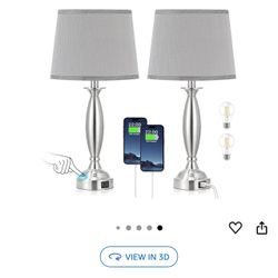 Bedside Lamp with USB
