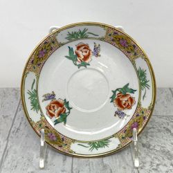 2 Hand painted Plates Saucers 5”d