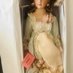 The gorgeous Amelia, 20”Collectible Porcelain Doll 