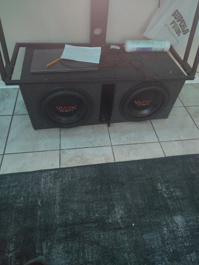 WDX DB DRIVE 12'S SPEAKERS