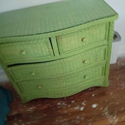Wicker Dresser Set With 3 Bed Set Dressers