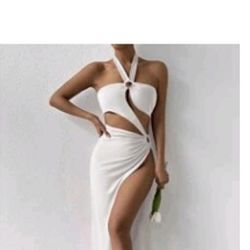 White Sexy Dress 