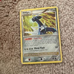 Rare Pokemon Dialga X Card 