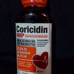 Coricidin HBP for people with high blood Pressure
