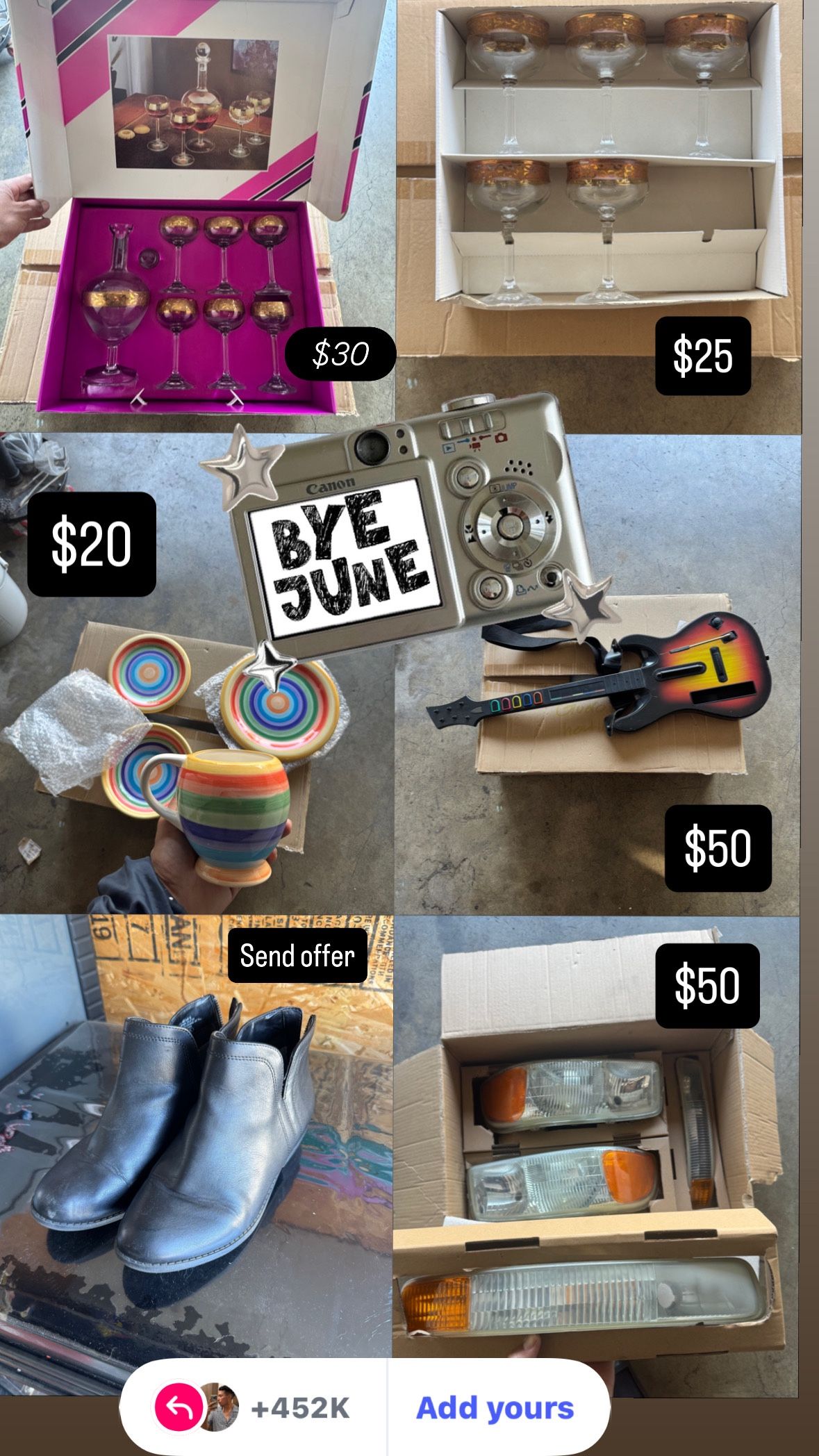 Multiple Items For Sale