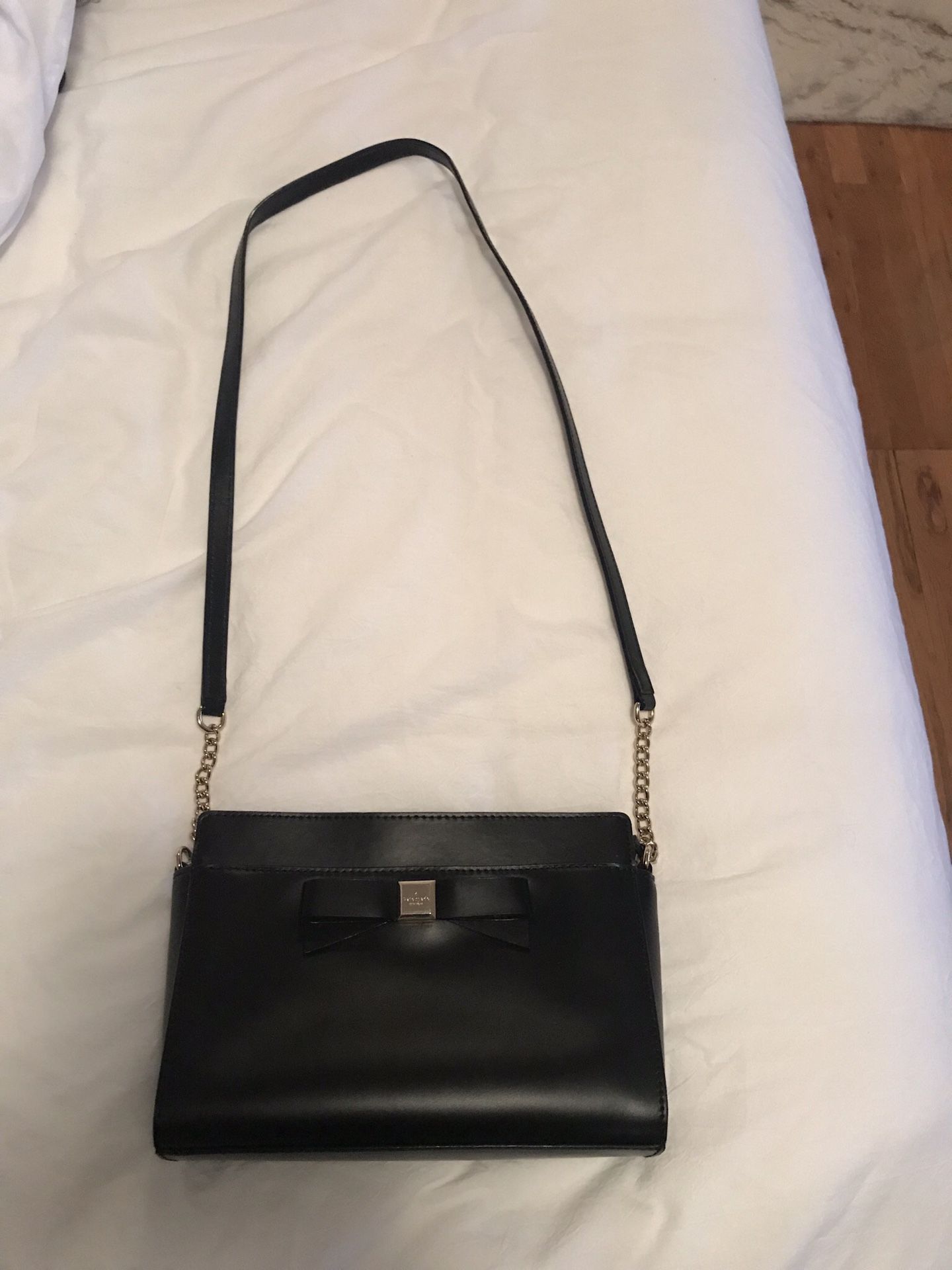 Kate Spade black leather purse