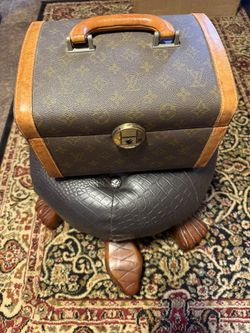 Vintage Brown Train Case OBO