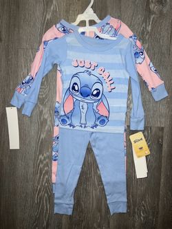 Disney Lilo and stitch pajamas set sizes 3t, 4t and 8 (4 pieces )