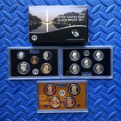 New 2013 Silver Proof US Mint Coin Set